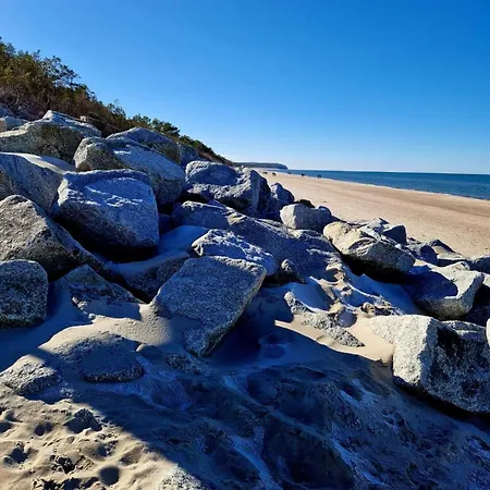 Dziwna Polnische Ostsee Mit Sauna Und Jakuzzi 2 Meter Hoher Zaun Haustiere Herzlich Willkommen بيت للعطل